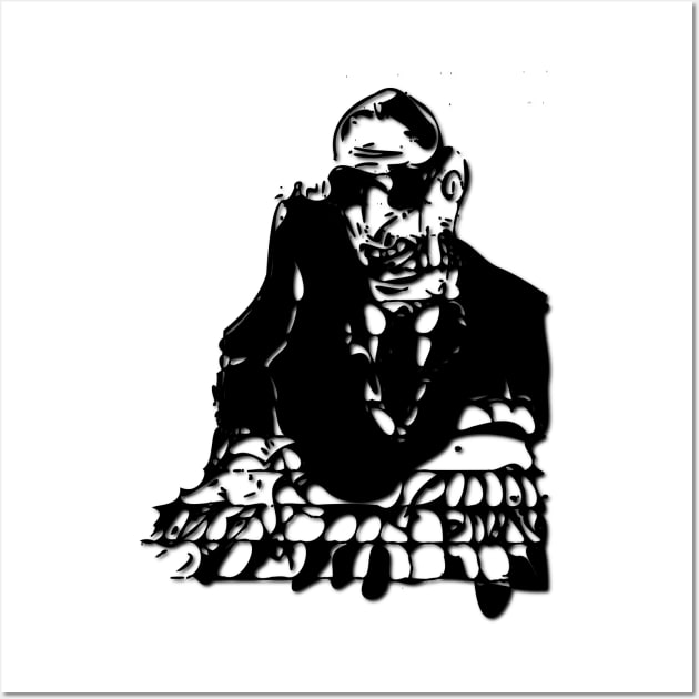 'What I Say' - Ray Charles doodle Wall Art by geodesyn